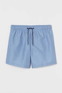 H&M Patterned Shorts Bademode Herren Dunkelgrau | BLV-670839