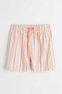 H&M Patterned Shorts Bademode Kinder Beige Weiß | TRB-193627