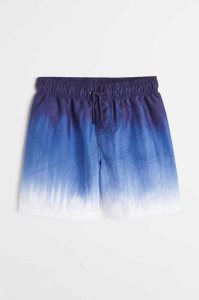 H&M Patterned Shorts Bademode Kinder Blau | JIE-403621