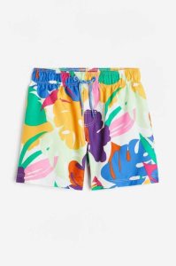 H&M Patterned Shorts Bademode Kinder Blau | ONB-412685