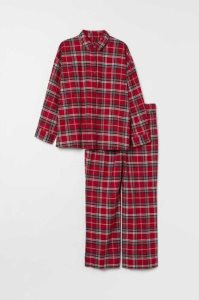H&M Plaid Pajamas Nachtwäsche Damen Rot | SBW-971086