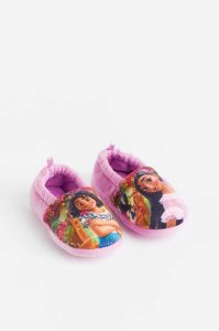 H&M Print-motif Velour Hausschuhe Kinder Helllila | GAR-706843