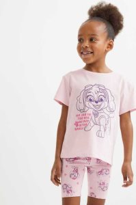 H&M Printed Bike Kurze Hose Kinder Hellrosa | KOP-216598