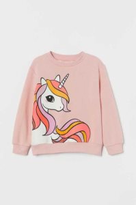 H&M Printed Hemd Kinder Hellgrün | ESO-635928