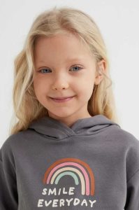 H&M Printed Hoodie Kinder Gelb | KWY-416058