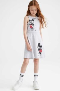 H&M Printed Jersey Kurzes Kleid Kinder Helllila | TEK-851976