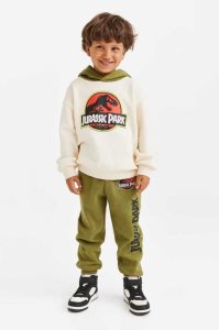 H&M Printed Jogginghose Kinder Dunkelbeige | OAD-438596