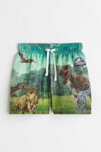 H&M Printed Shorts Bademode Kinder Blau | BKV-309468