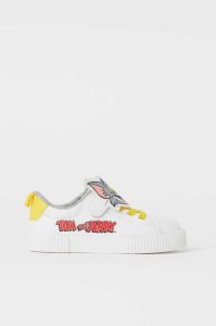 H&M Printed Sneakers Kinder Schwarz | UGP-624791