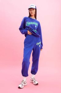 H&M Printed Sweatshirt Damen Hellblau | TGN-875624