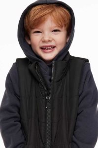 H&M Puffer Vest Oberbekleidung Kinder Hellrosa | IAH-028136