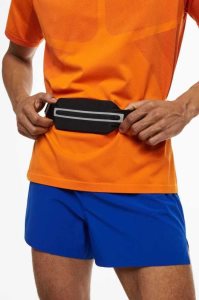 H&M Reflective Lauf Belt Tasche Herren Schwarz | IEB-753906