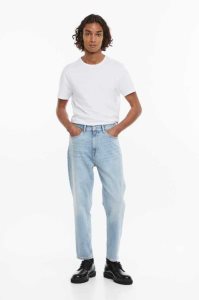 H&M Regular Cropped Jeans Herren Hellblau | VHN-390617