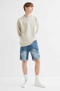 H&M Regular Denim Kurze Hose Herren Hellblau | PLW-965783