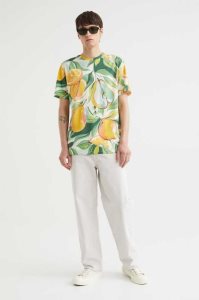 H&M Regular Fit Baumwoll T-shirts Herren Weiß | QMV-460385