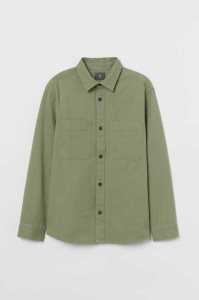 H&M Regular Fit Hemd Herren Schwarz | VBZ-904657