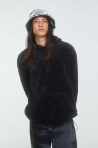 H&M Relaxed Fit Pile Hoodie Herren Hellgrau | MJF-829340