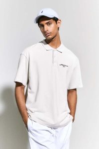 H&M Relaxed Fit Polo T-shirts Herren Dunkelgrau | IYV-435897
