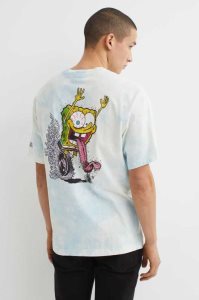 H&M Relaxed Fit Printed T-shirts Herren Türkis | BOH-074621