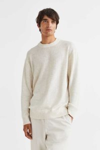 H&M Relaxed Fit Pullover Herren Blau | PER-162387