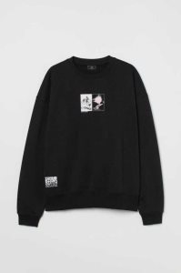 H&M Relaxed Fit Sweatshirt Herren Hellgrau | JXY-083519