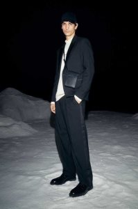 H&M Relaxed Fit Tuxedo Pants Blazer Herren Schwarz | GAX-635028