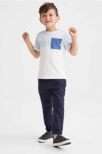 H&M Relaxed Fit Twill Hose Kinder Navy Blau | ZJC-905182