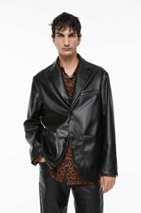 H&M Relaxed Fit Unconstructed Jacket Blazer Herren Schwarz | OTK-593642
