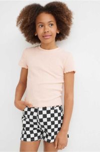 H&M Relaxed High Denim Kurze Hose Kinder Weiß Aprikose | OAL-103824