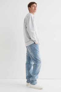 H&M Relaxed Pull-on Jeans Herren Schwarz | YIM-973251