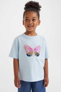 H&M Reversible Sequin-motif Hemd Kinder Weiß | JUC-607128