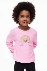 H&M Reversible-sequin Pullover Kinder Hellgelb | EDB-304159