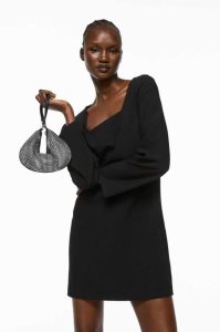 H&M Rhinestone-embellished Shoulder Tasche Damen Schwarz | UJZ-653720