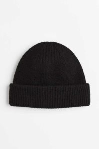 H&M Rib-knit Hüte Herren Schwarz | NQU-457296