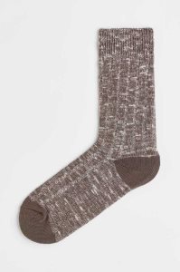 H&M Rib-knit Socken Herren Braun | IQY-465973