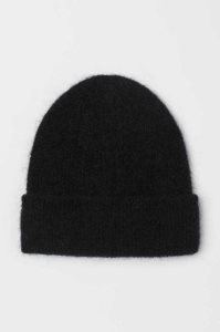 H&M Rib-knit Wolle-blend Hüte Damen Schwarz | SPL-945380