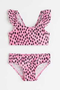 H&M Ruffle-trimmed Bikinihosen Kinder Hellblau | RYN-264301