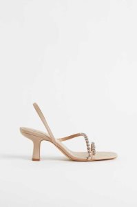H&M Sandalen Damen Hellbeige | VKI-423861