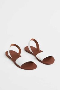 H&M Sandalen Damen Silber | WGU-835604