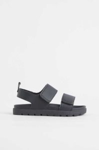 H&M Sandalen Kinder Dunkelgrau | DHP-102847