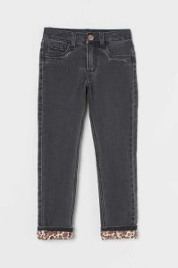 H&M Schlank Fit Gefütterte Jeans Kinder Dunkelblau | FEV-074231
