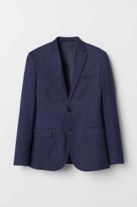 H&M Schlank Fit Jacket Blazer Herren Grau | SYC-368972