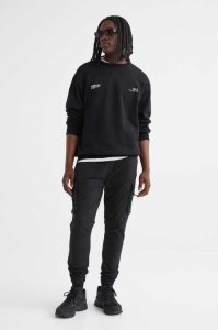 H&M Schlank Fit Nylon Cargo Joggers Hose Herren Dunkelgrau | GYQ-186935