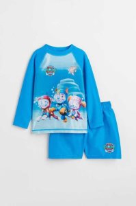 H&M Set UPF 50 Bademode Kinder Blau | UAD-390264