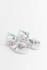H&M Shimmery Printed Sandalen Kinder Silber | OJS-789360