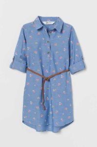 H&M Shirt Kurzes Kleid Kinder Rot | CPB-970586