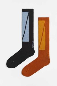 H&M Ski Socken Herren Braun Senfgelb Gelb | FUE-312076