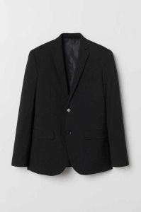 H&M Slim Fit Blazer Blazer Herren Blau | OTF-350469