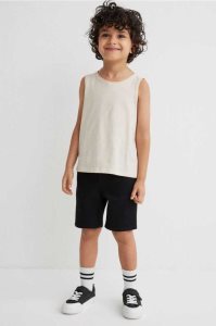 H&M Slim Fit Denim Kurze Hose Kinder Dunkelblau | VDH-546890