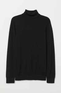 H&M Slim Fit Fine-knit Turtleneck Pullover Herren Weiß | TUG-365219